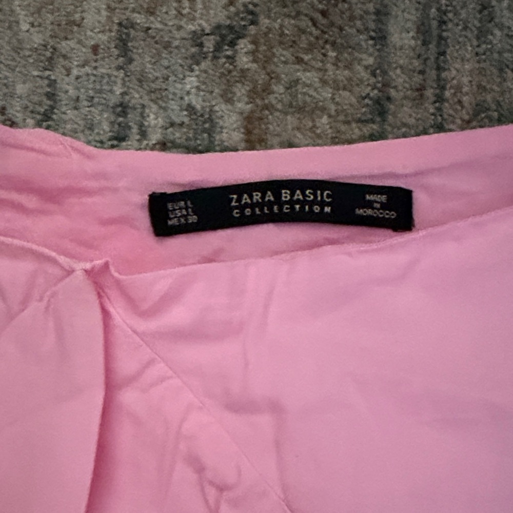 Zara Basic Collection Asymmetrical Pink Skirt - image 2